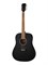 Кунгурская Акустика D-Black-43 Гитара акустическая, черная D-Black-43