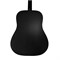 Кунгурская Акустика D-Black-52 Гитара акустическая, черная D-Black-52