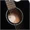 Cort L60CE-BK Luce Series Электро-акустическая гитара, черная L60CE-BK