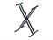 Superfix XKS307B Стойка для клавишных, Х-образная, двойная XKS307B