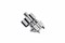Sonor 19044301 DGS BC Dual Glide Замок подструнника малого барабана, фиксированная часть, хром 19044301