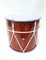 MEZZO MZ-B10LmokK Барабан кавказский 10", лак мокко, мембрана PET, с чехлом MZ-B10LmokK