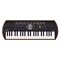 Casio SA-76 Синтезатор 44 клавиши, черный/оранжевый SA-76-1