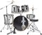 Peavey PV 5PC Drum Set - Silver Барабанная установка (бас-барабан, три тома, малый барабан, каркас, 3022050