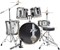 Peavey PV 5PC Drum Set - Silver Барабанная установка (бас-барабан, три тома, малый барабан, каркас, 3022050