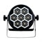 INVOLIGHT LP700 - светодиодный прожектор RGBWA+UV 7шт SMD LED, DMX-512, ИК-ДУ LP700