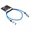 INVOTONE ACM1102 B - микрофонный кабель, XLR(папа) <-> XLR(мама), длина 2 м (синий) ACM1102 B