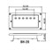 Belcat BH-20(CR)Neck Звукосниматель магнитный, хамбакер, нековый, хром BH-20(CR)Neck
