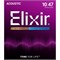 Elixir 11000 POLYWEB Комплект струн для акустической гитары, Extra Light, бронза 80/20, 10-47 11000-1