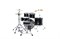 TAMA ST52H6C-BNS STAGESTAR ударная установка из 5-ти барабанов со стойками и тарелками ST52H6C-BNS STAGESTAR